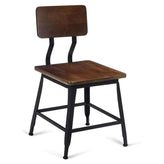 Massello Black Frame Industrial Style Metal Chair19b9e9fa28a49078a6