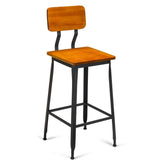 Massello Black Industrial Style Metal Bar Stool19b7f693dfe502df9e