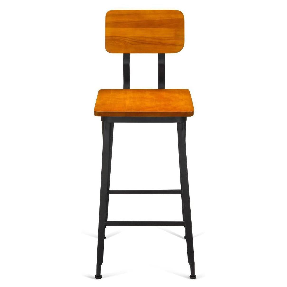 Massello Black Industrial Style Metal Bar Stool19b7f693dfe18f6700