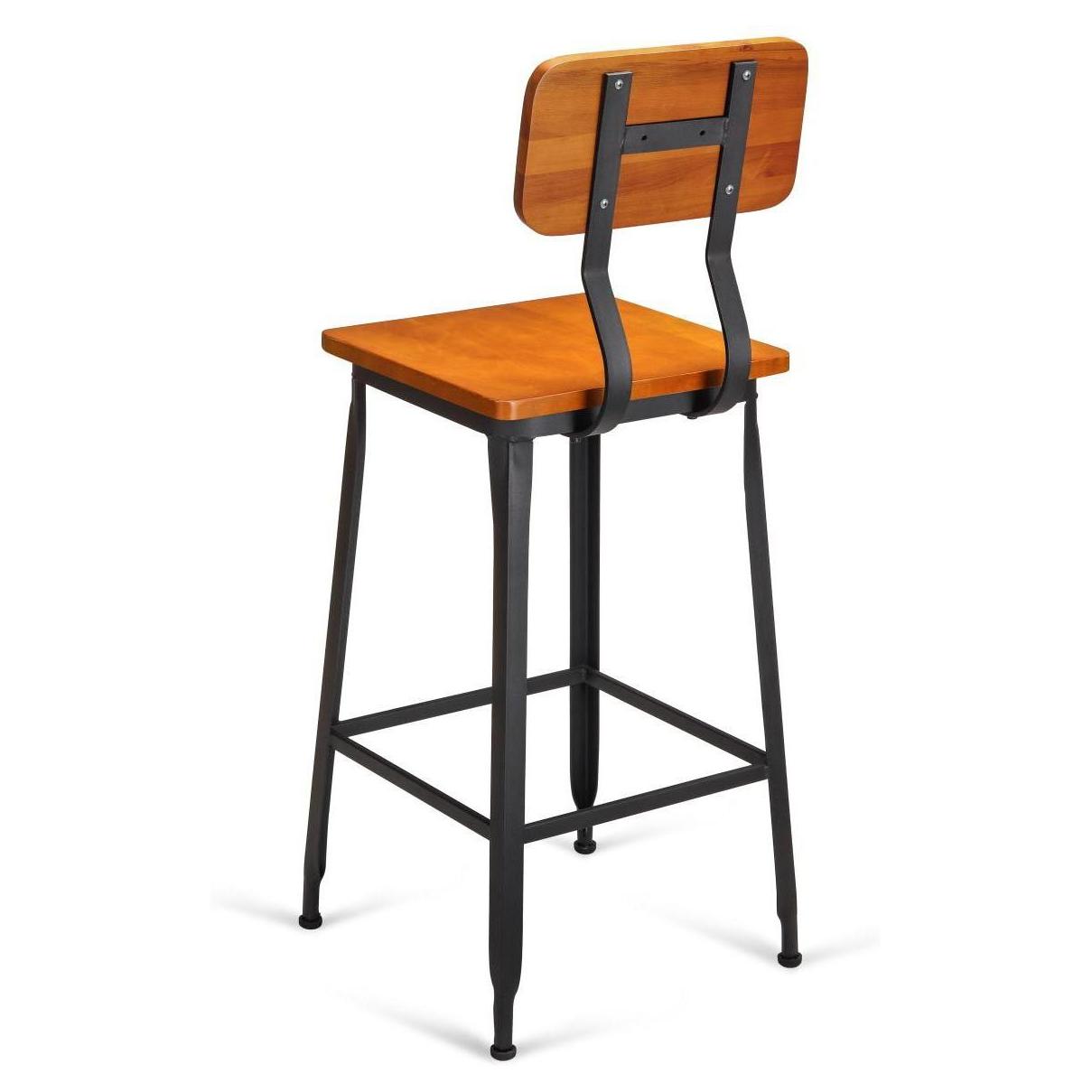 Massello Black Industrial Style Metal Bar Stool19b7f693dff5ba630c