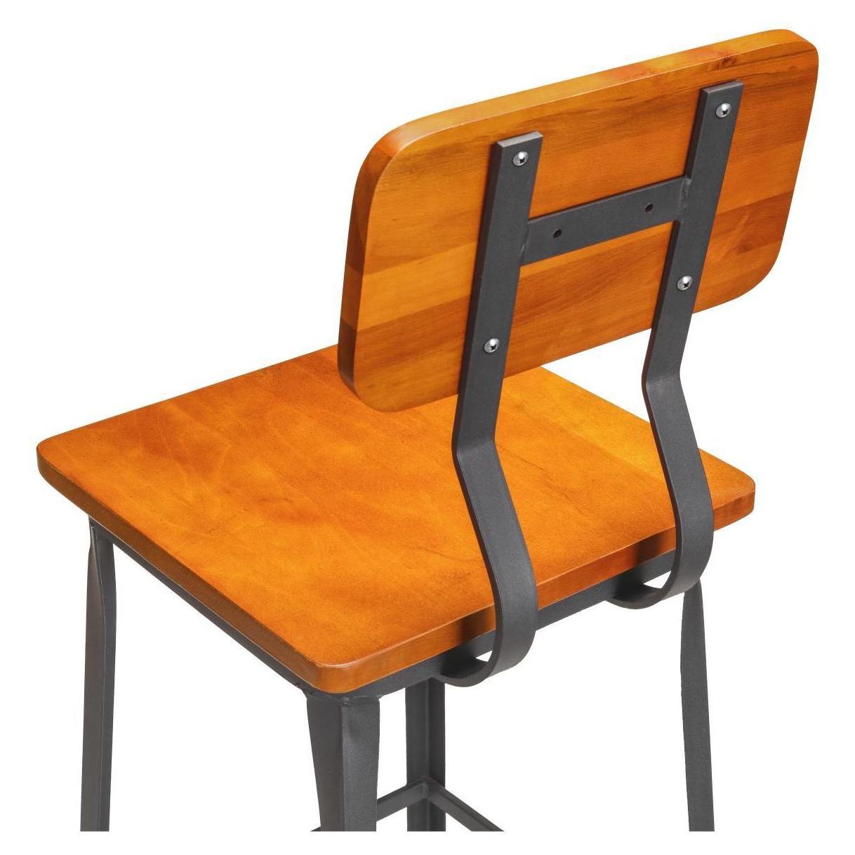 Massello Black Industrial Style Metal Bar Stool19b7f693dff13d62f9