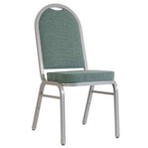 Everett Metal Upholstered Stacking Dining Chair