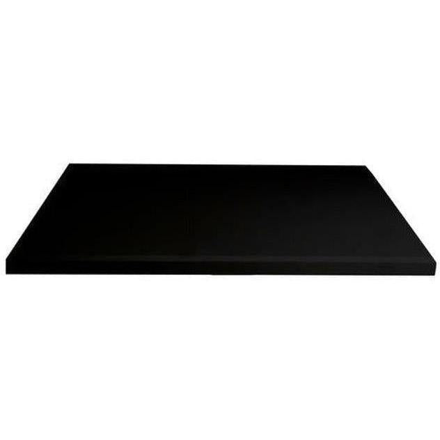 Frosty Black Solid Color Powder Coated MDF Outdoor Table Tops ...