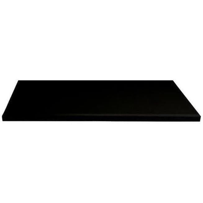 Frosty Black Solid Color Powder Coated MDF Indoor Table Tops ...