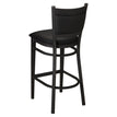 Black Vinyl Upholstered Back Metal Bar Stool19b8fb223776b21c86