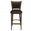 Metal Padded Bar Stool with Premium Wood Look Finish19c43ff666e537edf8