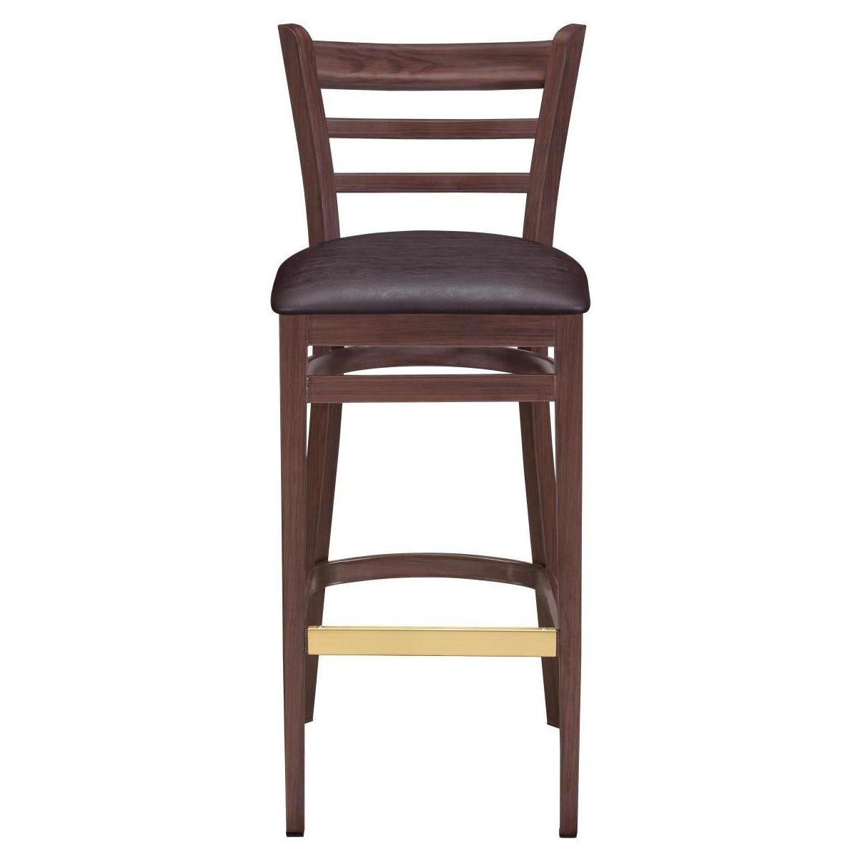 Premium Ladder Back Metal Bar Stool with Wood Look19c440815d36d19de3