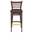 Premium Ladder Back Metal Bar Stool with Wood Look19c440815d36d19de3