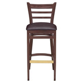 Premium Ladder Back Metal Bar Stool with Wood Look19c440815d36d19de3