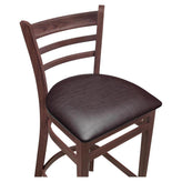 Premium Ladder Back Metal Bar Stool with Wood Look19c440815d36520d1d