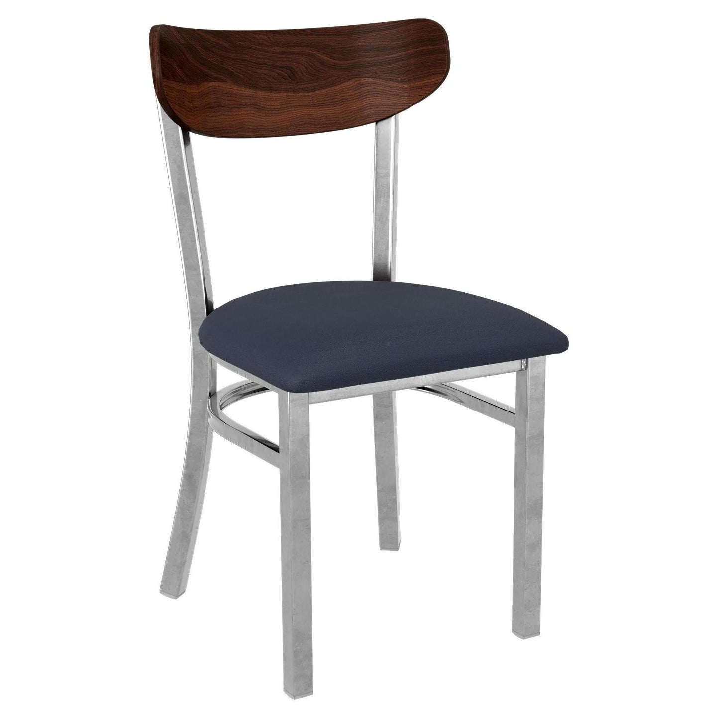 Curvy Chair in Clear Coat with Wood Back19b98a579a925c05e3