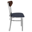 Curvy Chair in Clear Coat with Wood Back19b98a579a9237c57c