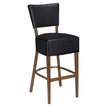 Lumme Padded Back Metal Bar Stool19c440a36b463435ba