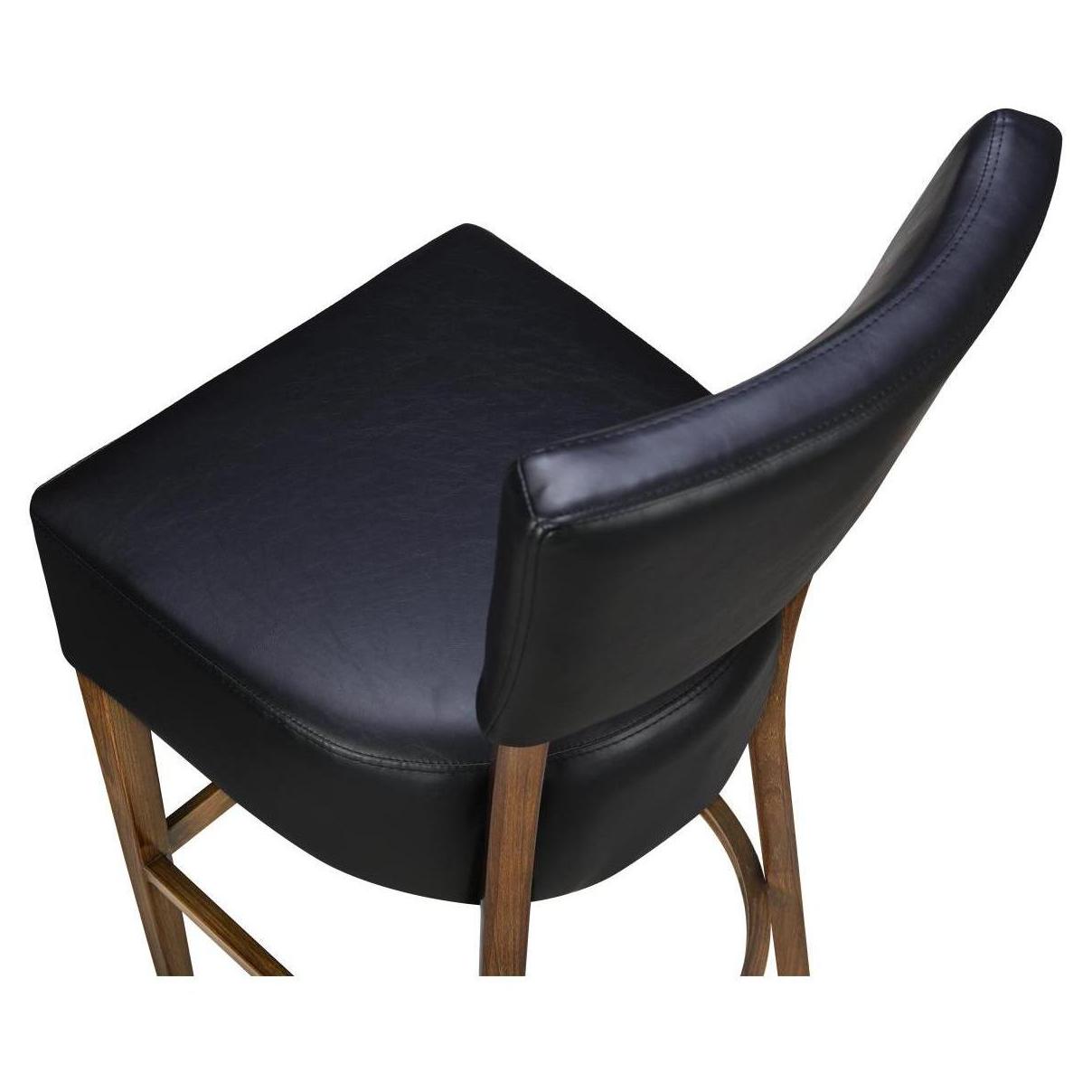 Lumme Padded Back Metal Bar Stool19c440a36b4a966b4