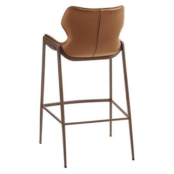 Tremont Modern Upholstered Metal Bar Stool