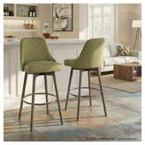 Marcel Upholstered 30" Fixed-Height Barstool - Set of 2