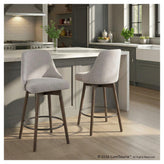 Marcel Upholstered 26" Fixed-Height Counter Stool - Set of 2