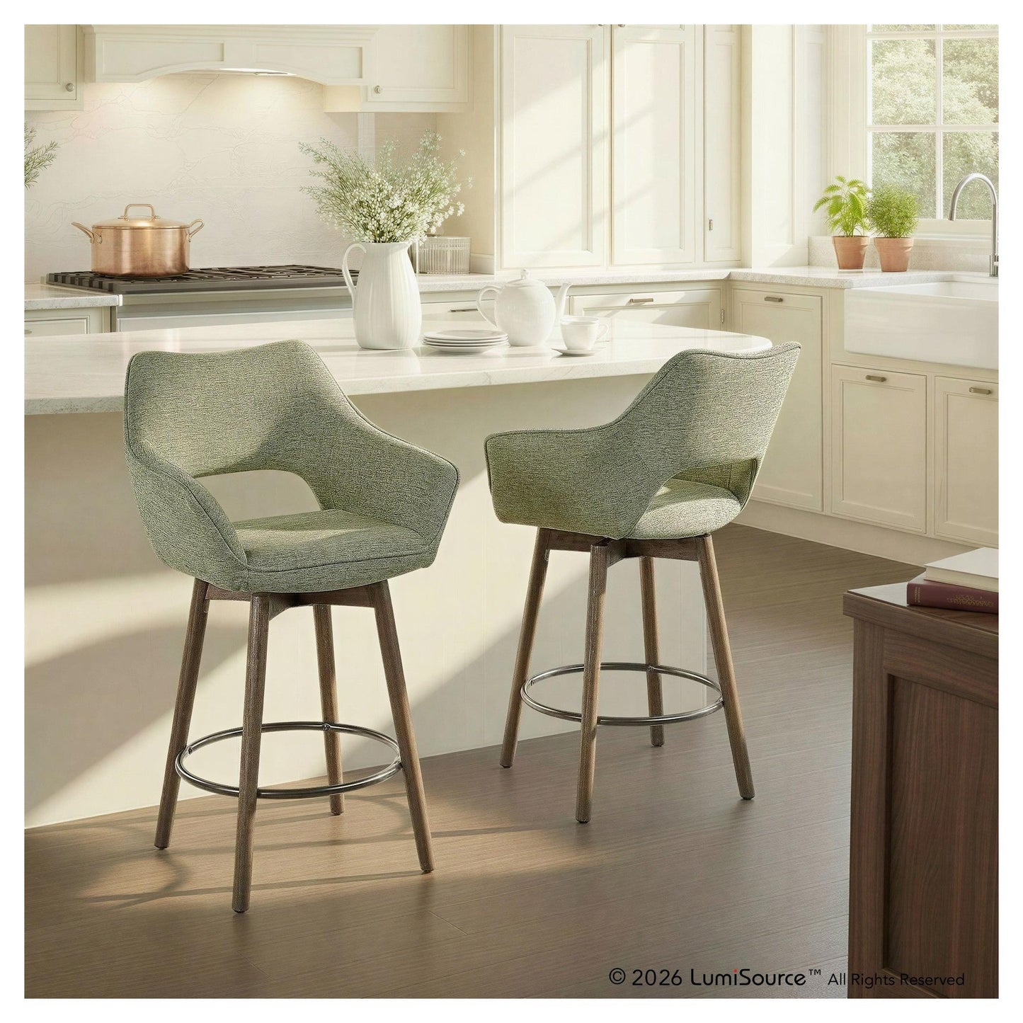Mustang 26" Fixed-Height Counter Stool - Set of 2