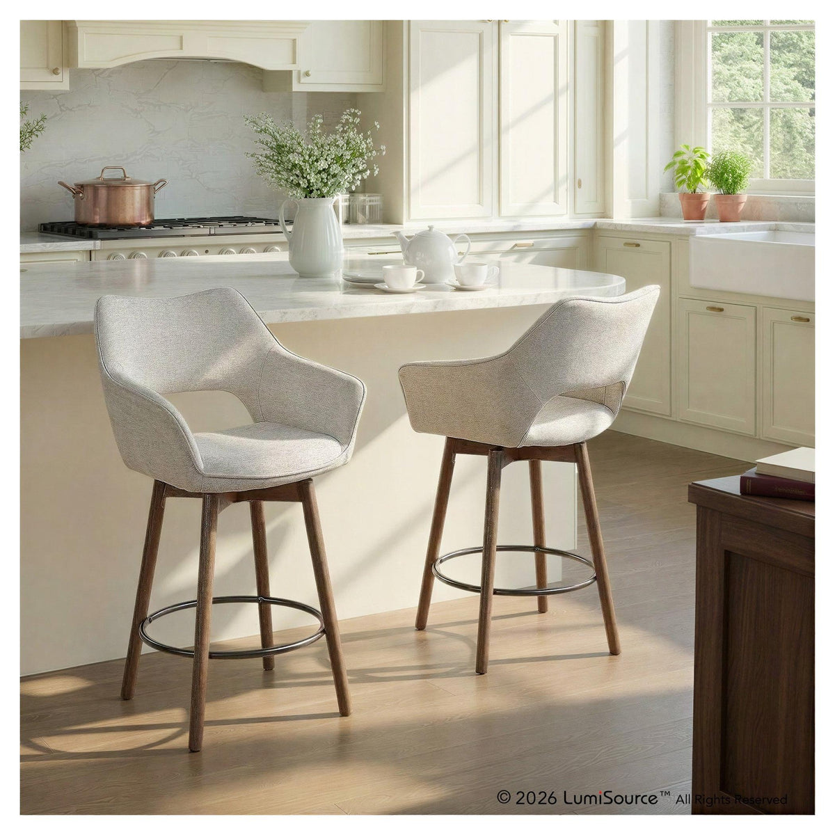 Mustang 26" Fixed-Height Counter Stool - Set of 2