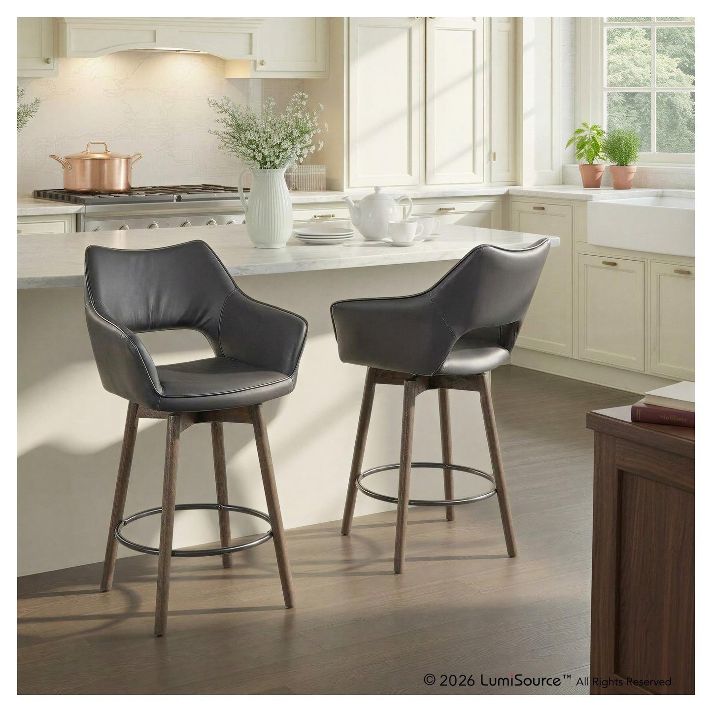 Mustang 26" Fixed-Height Counter Stool - Set of 2