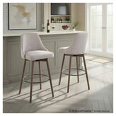 Marcel Upholstered 30" Fixed-Height Barstool - Set of 2