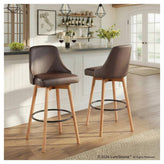 Marcel Upholstered 30" Fixed-Height Barstool - Set of 2
