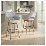 Mustang 30" Fixed-Height Barstool - Set of 2