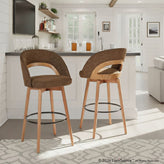 Reno 30" Fixed-Height Barstool - Set of 2