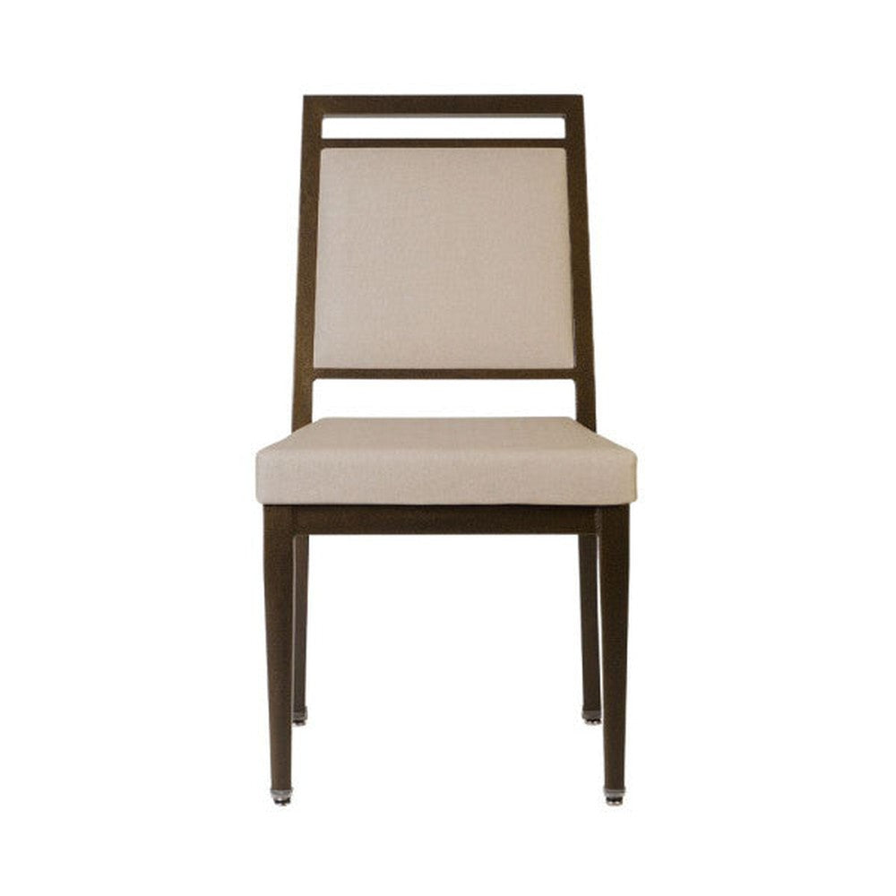 Atticus Metal Upholstered Dining Side Chair
