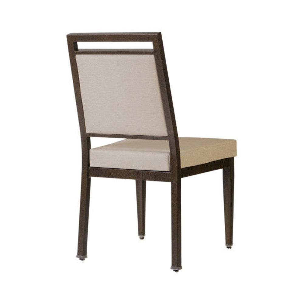 Atticus Metal Upholstered Dining Side Chair