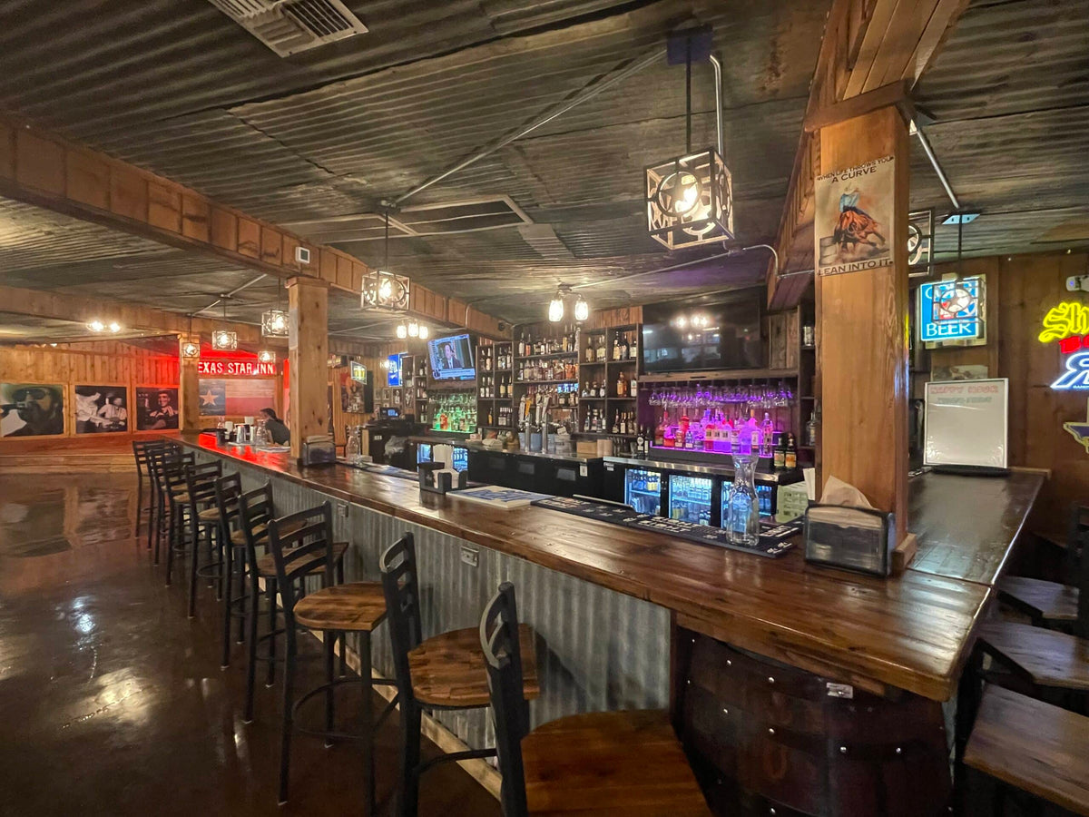 Solid 30"W Reclaimed Wood Bar Tops
