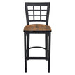 Window Back Metal Bar Stool19c43c103aa4bc7a21