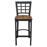 Window Back Metal Bar Stool19c43c103aa4bc7a21