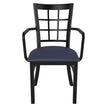 Window Back Metal Chair with Arms19c43bf745460ff85e