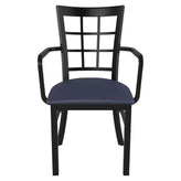 Window Back Metal Chair with Arms19c43bf745460ff85e