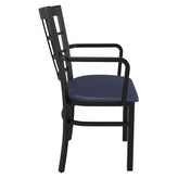 Window Back Metal Chair with Arms19c43bf7454f136a