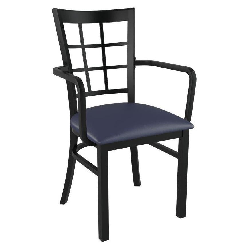 Window Back Metal Chair with Arms19c43bf745465f70b2