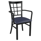 Window Back Metal Chair with Arms19c43bf745465f70b2