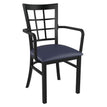 Window Back Metal Chair with Arms19c43bf745465f70b2