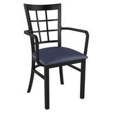 Window Back Metal Chair with Arms19c43bf745465f70b2