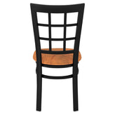 Window Back Metal Restaurant Chair19c43be346468ec6bb