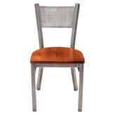 Clear Coat Checker Back Metal Chair 19c43472b30732acb2