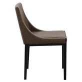 Lorain Upholstered Metal Dining Chair