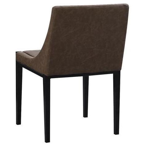 Lorain Upholstered Metal Dining Chair