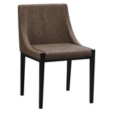 Lorain Upholstered Metal Dining Chair