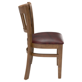 Premium US Made Vertical Slat Wood Restaurant Chair1a0da083e5f23f8e14