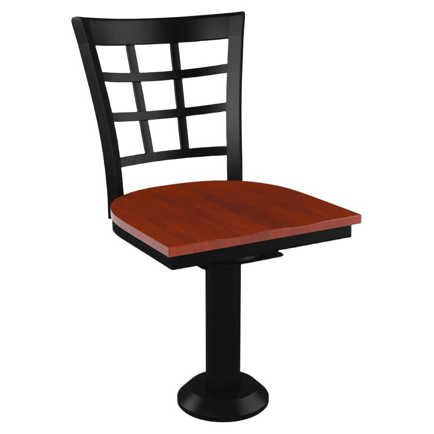 Window Back Bolt Down Swivel Metal Chair19c4466f79a3df58f5