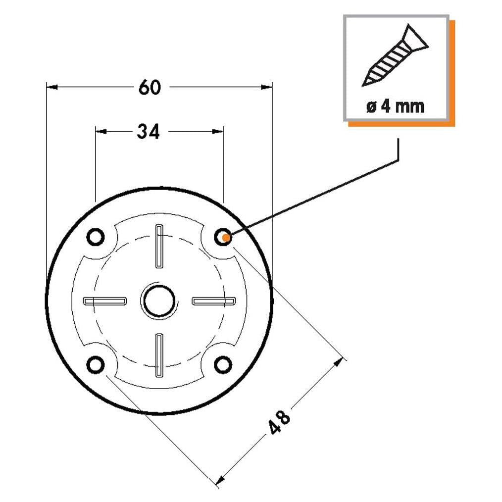 Slim Series Steel Table Support Legs – Set of 4