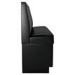 3 Channels Back Restaurant Booth with Padded Base - Bar Height19f908050bf49ddccd