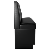 3 Channels Back Restaurant Booth with Padded Base - Bar Height19f908050bf49ddccd